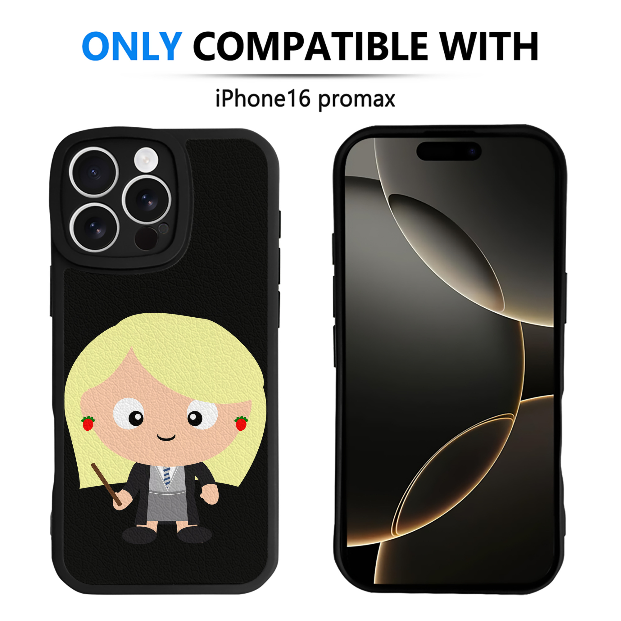 （画像用） Harry Potter ハリー・ポッターシリーズ 【iPhone 16シリーズ対応】シリコンスマホケース（レザー調） 材質：シリコン